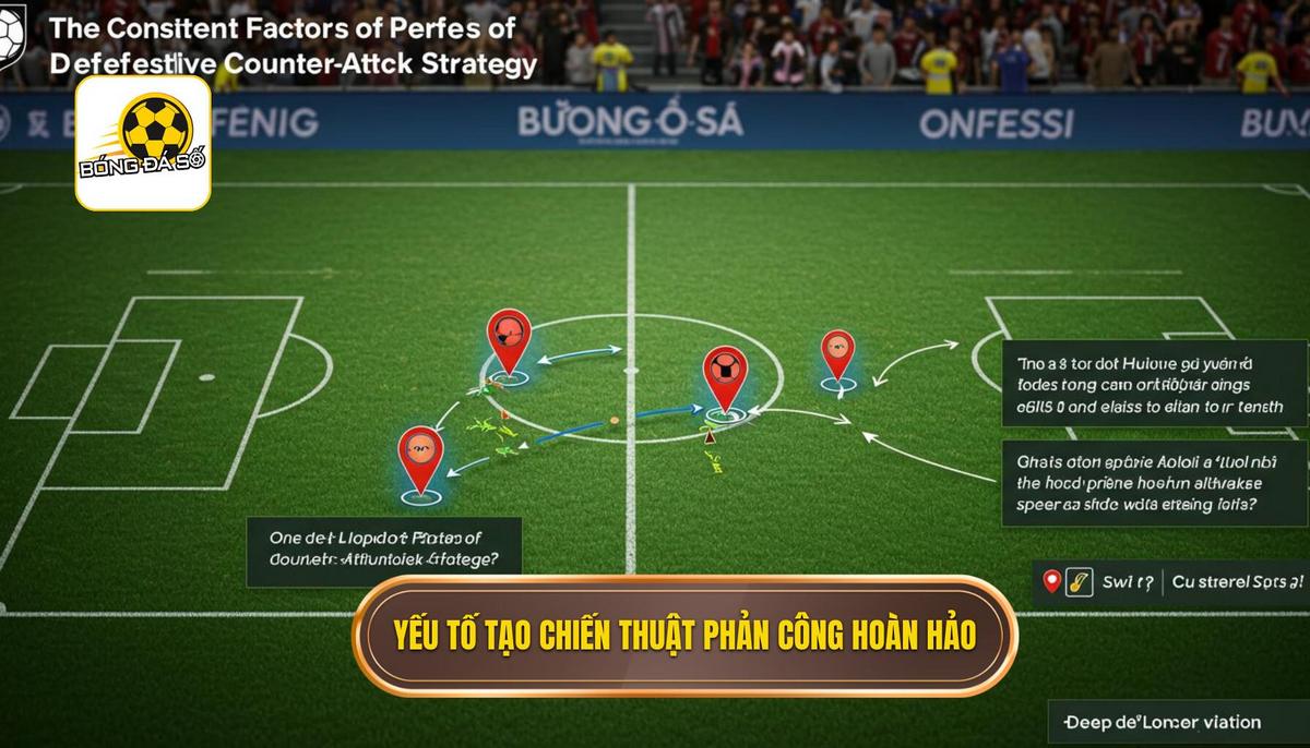 Chiến thuật phòng ngự phản công: Nghệ thuật kiểm soát trận đấu 2 Các Yếu Tố Cấu Thành Chiến Thuật Phòng Ngự Phản Công Hoàn Hảo