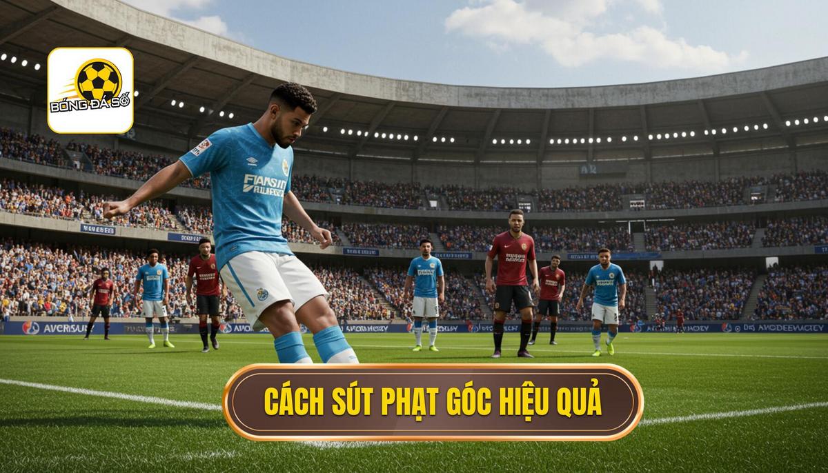 Cách sút phạt góc hiệu quả 