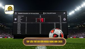 Top cầu thủ ghi bàn Ngoại hạng Anh 2025