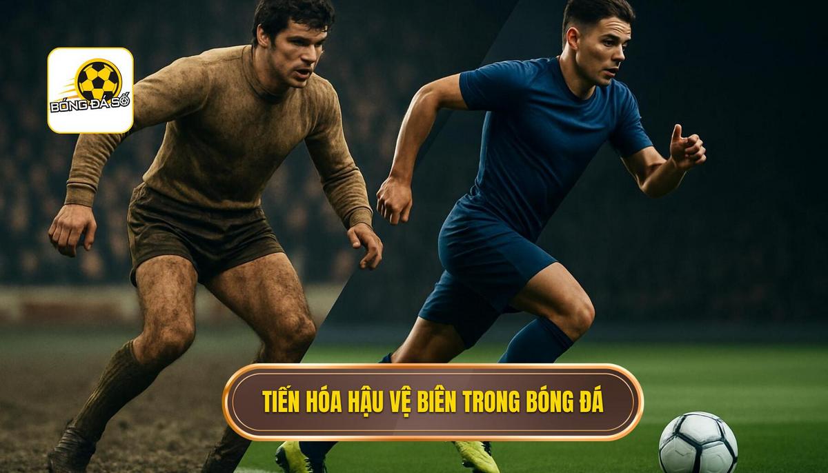 Sự tiến hóa của hậu vệ biên trong hệ thống 4 người