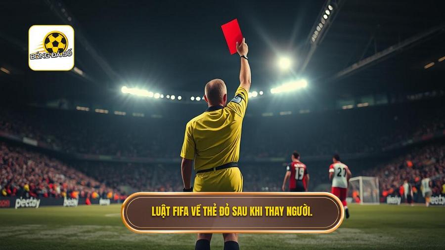 Thủ môn bắt bóng ngoài vòng cấm nhận thẻ gì? Giải mã chi tiết luật FIFA 1 1. Luật FIFA về thẻ đỏ sau khi thay người.