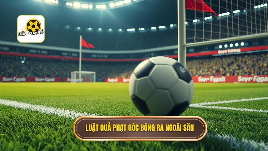 1. Luật quả phạt góc bóng ra ngoài sân