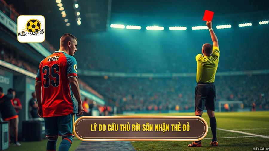 Thủ môn bắt bóng ngoài vòng cấm nhận thẻ gì? Giải mã chi tiết luật FIFA 2 2. Lý do cầu thủ rời sân nhận thẻ đỏ