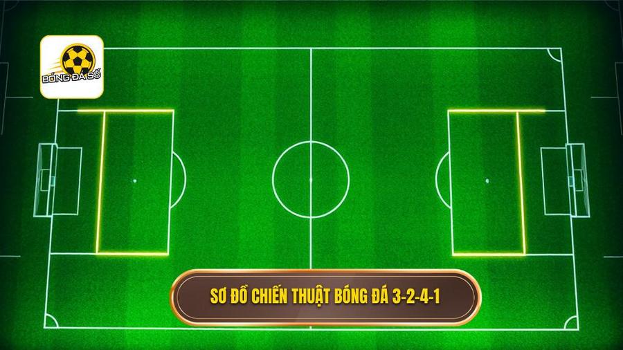 Sơ đồ chiến thuật bóng đá 3-2-4-1