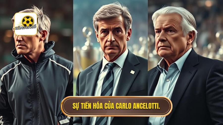 Sự tiến hóa qua từng thời kỳ của Carlo Ancelotti