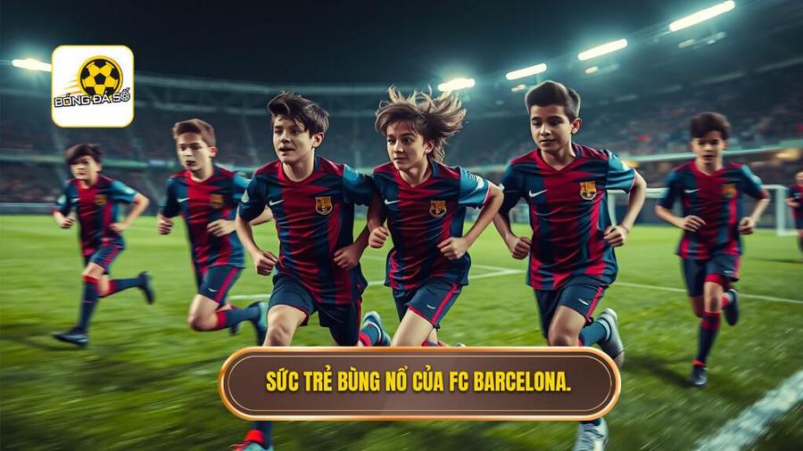 Sức trẻ bùng nổ của FC Barcelona.